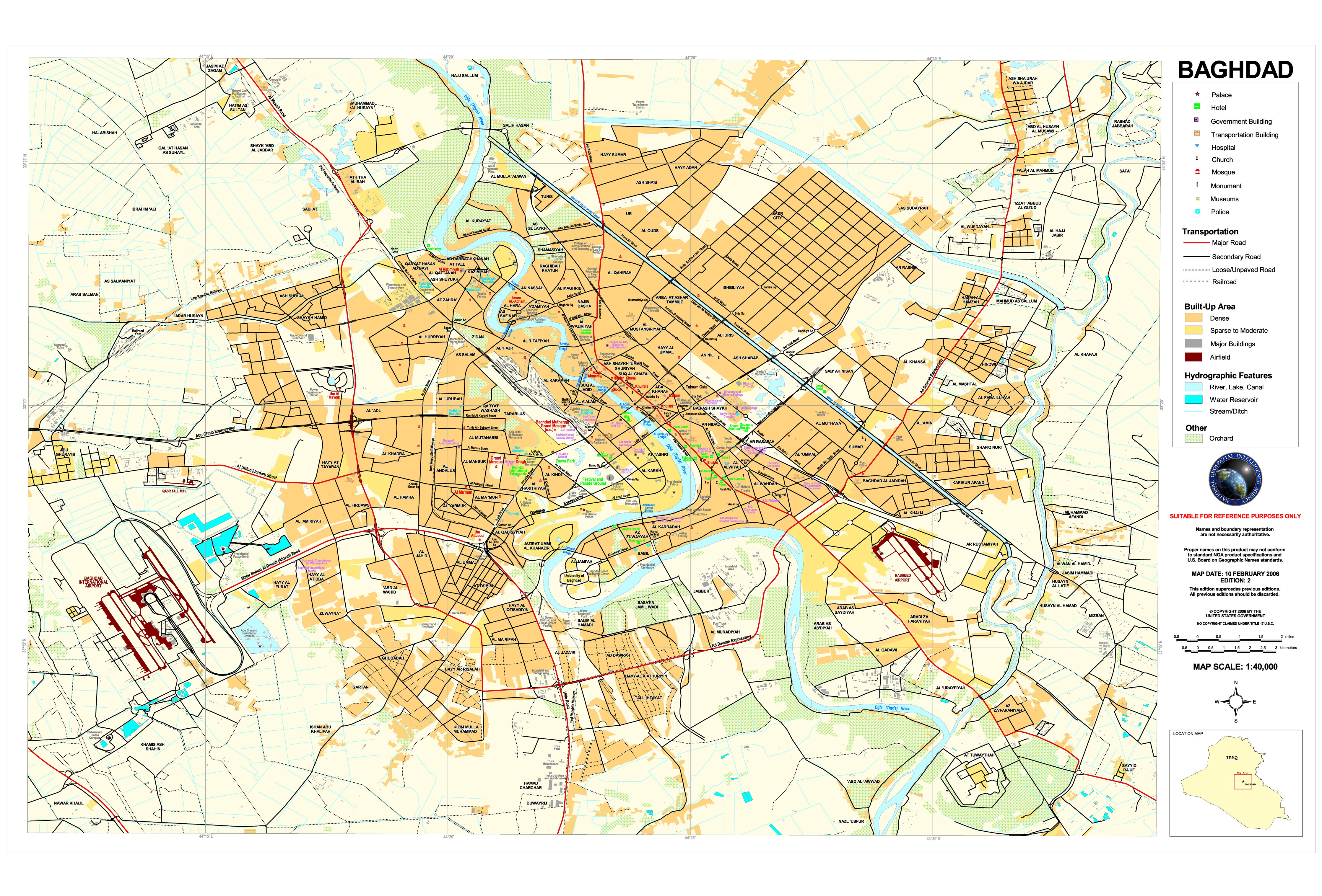 Full-sized clickable map