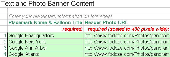 Screenshot - Editing Placemarks
